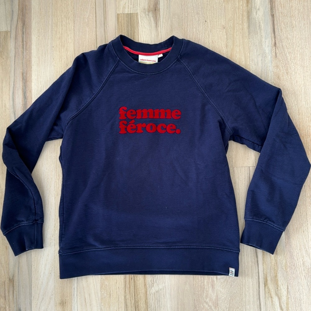 EUC Sold Out NYC Femme Feroce crewneck sweatshirt, Small